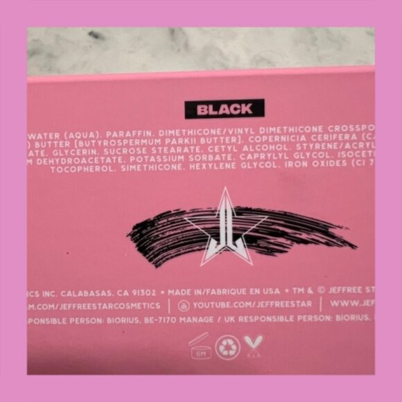NIB Jeffree Star Approved F*ck Proof Mascara In Black - Picture 6 of 6